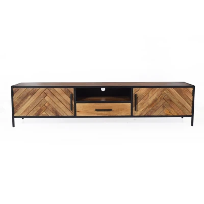 Afbeelding van Brooklyn tv meubel 200 cm mangohout naturel