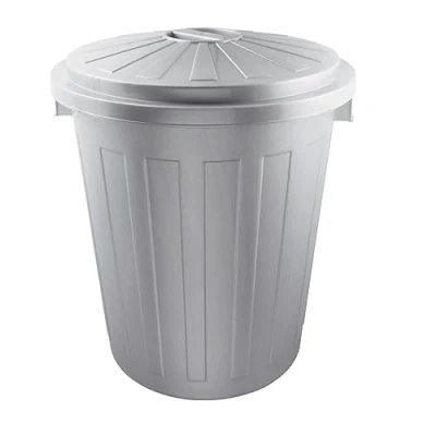 Image de keeeper OKT 2053702 Poubelle Plastique Argent 50 L Taille Supermax