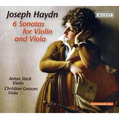 Afbeelding van Christian Goosses &amp; Anton Steck Haydn: 6 Sonatas For Violin Viola (CD)