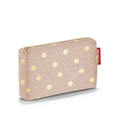 Afbeelding van reisenthel Pocket Case Organiseur de poche, compact, Café à pois métallisés