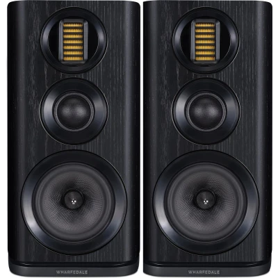 Afbeelding van Wharfedale EVO 4.2 Boekenplankluidsprekers Kevlar basweergave AMT tweeters Zwart (per paar 2 stuks)