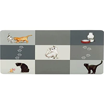 Afbeelding van TRIXIE PLACEMAT PATCHWORK CAT GRIJS
