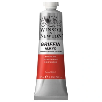 Afbeelding van Winsor &amp; Newton Griffin Alkyd Olieverf 37ML Red 726