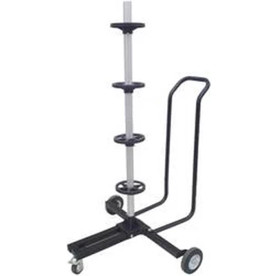 Afbeelding van HP Autozubehör Verrijdbare bandenstandaard met dubbele beugel Bandbreedte tot 285 mm