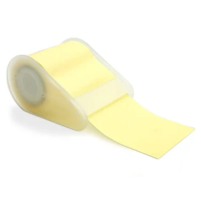 Afbeelding van WAYTEX zelfklevende notitierol / notitieblaadjes notities, herbruikbaar, zelfklevend, 5 cm breed, m rol, pastelgeel