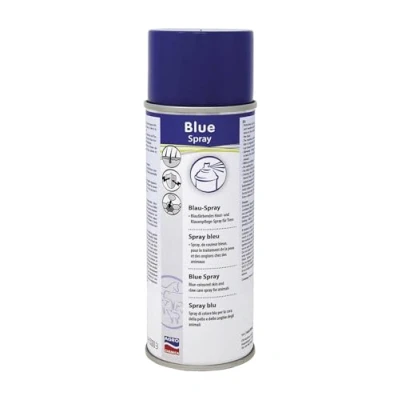 Afbeelding van Agro Chemica Blue Spray Wondspray huid en klauwen 400ml