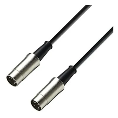 Image de Adam Hall K3MIDI0300BLK 5 Câble MIDI noir points 3.00 m
