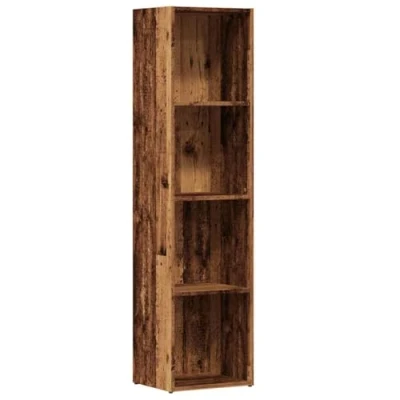 Afbeelding van vidaXL Boekenkast 36x30x114 cm bewerkt hout oud houtkleurig