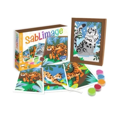 Image de Jeu créatif SentoSphère Sablimage Concept Box Félins du Monde