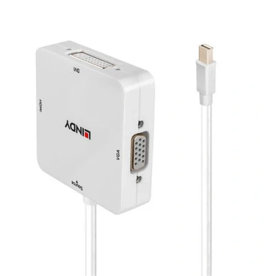 Image de LINDY câble mini displayport vers hdmi 2.0 dvi et vga