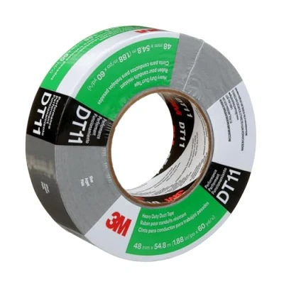 Afbeelding van 3M DT11 Heavy Duty canvasband, zilver, 48 mm x 55 m, 0,28 mm, afzonderlijk verpakt