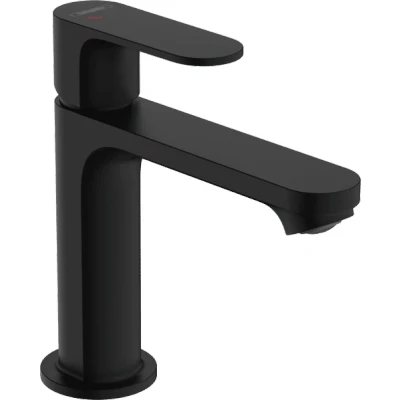 Afbeelding van hansgrohe Rebris S ééngreeps wastafelmengkraan 110 CoolStart zonder afvoer mat zwart
