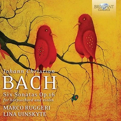 Afbeelding van Lina Uinskyte Marco Ruggeri J.C. Bach: Sonatas For Harpsichord And Violin (CD)