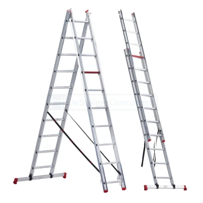 Afbeelding van Altrex 2 delige reformladder All Round 2x10 sporten