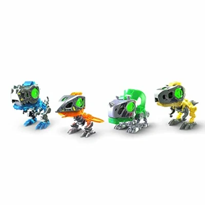 Afbeelding van Dinosaurus Silverlit Mega Dino Biopod 4 Stuks