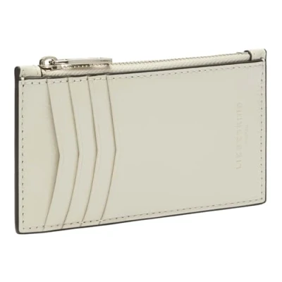 Afbeelding van LIEBESKIND BERLIN Leren Kaarthouder Franzis Lack Distressed New Wallet Milk Crème