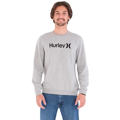 Afbeelding van Hurley Sweater, Heren, Maat: Medium, Dk grey htr