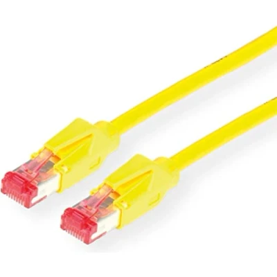 Afbeelding van Draka UC900 premium S/FTP CAT6 Gigabit netwerkkabel / geel 1 meter