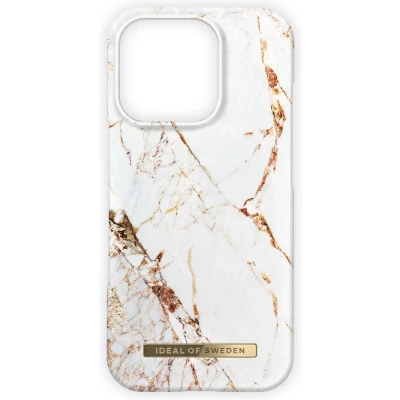 Afbeelding van iDeal of Sweden Fashion Backcover voor de Apple iPhone 16 Pro Carrara Gold