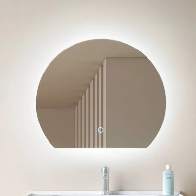 Afbeelding van Lucande LED spiegel Celestiel, halfrond, CCT, Ø 50 cm