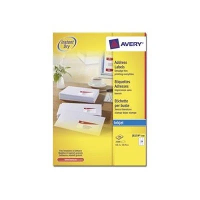 Image de Avery étiquettes adresses 2400 étiquette(s)