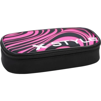 Afbeelding van Eberhard Faber schooletui jumbo X Style leeg black/neon pink EF 577480