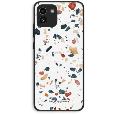 Afbeelding van Case Company® hoesje geschikt voor Samsung Galaxy A03 Terrazzo N4 Soft Cover Telefoonhoesje Bescherming aan alle Kanten en Schermrand