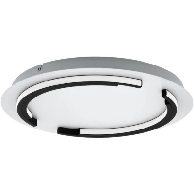 Afbeelding van EGLO Zampote Plafondlamp LED Ø 42 cm WitZwart Dimbaar