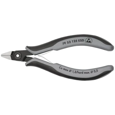 Afbeelding van Knipex 7952125ESD ESD Precisie Snijtang met geslepen kop Elektronica 125mm