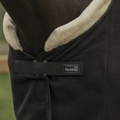 Afbeelding van Horka Fleecedeken Equestrian Pro Zwart 165/215