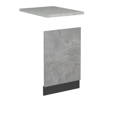 Afbeelding van Vicco Voorpaneel vaatwasser R Line, Beton/Antraciet, 45 cm , WB Marmer