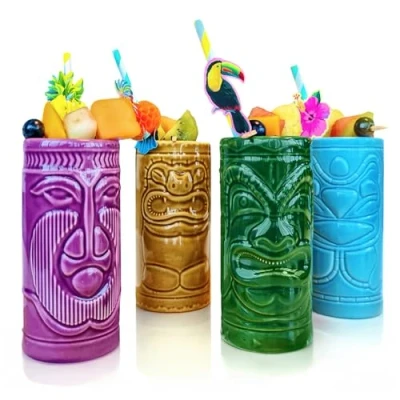 Afbeelding van Tiki Bekers (set Van 4)