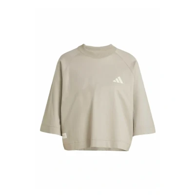 Afbeelding van adidas Performance Mercedes AMG Petronas Formula One Team Premium Sweat T shirt Dames Beige 2XS