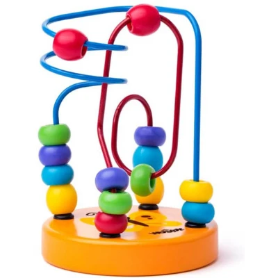 Afbeelding van Woody Mini labyrint licht oranje 90065
