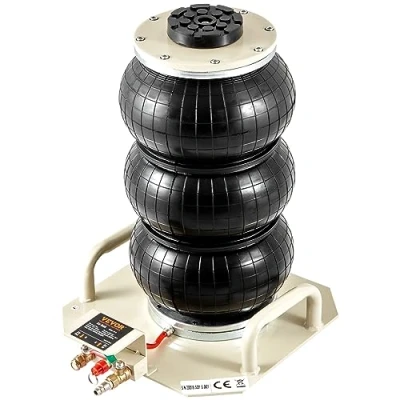 Afbeelding van VEVOR pneumatische krik 3 T 140 450 mm hefkrik 0,8 1,0 MPa opblaasbare draagbare luchtkussens snel optillen in 5 seconden voor reparatie onderhoud auto SUV werkplaats garage
