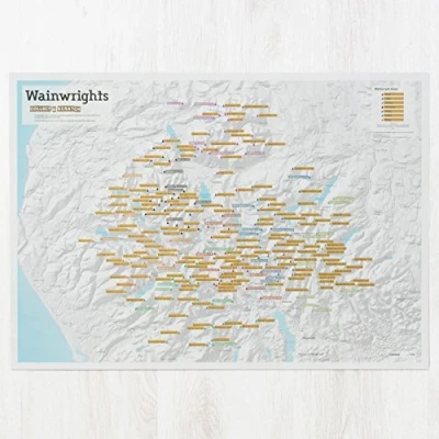 Afbeelding van Wainwright Summits Collect and Scratch Print