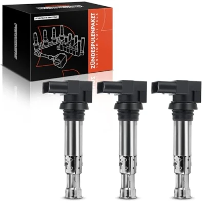 Afbeelding van 3 x bobine compatibel met A1 A2 A3 Altea Ibiza Leon Toledo Fabia Octavia Rapid Roomster B.o.r.a E.O.S J.e.t.t.a S.c.i.r.o.c.o T.o.u.r.a.n 1999 2020