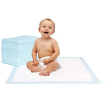 Afbeelding van Medische onderlegger 40 x 60 cm voor mensen met zwakte blaasjes, 200 stuks, 6 laags absorberende incontinentieonderlegger ook ideaal baby&#039;s of als puppyonderlegger (200 stuks)