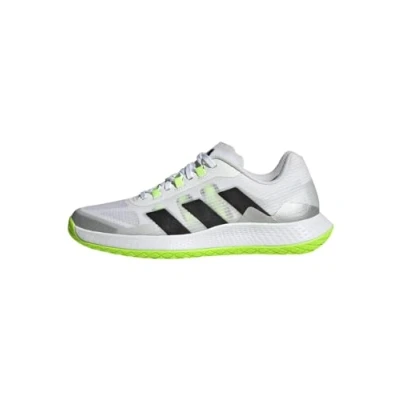 Afbeelding van adidas Performance Forcebounce Indoor Volleybalschoenen cloud white core black lucid lemon, Heren, Maat: 40 2/3 Textiel/ synthetisch