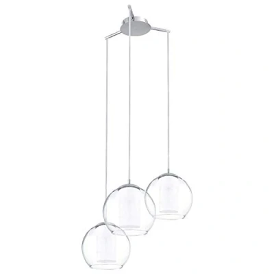 Image de Suspension BOLSANO 3 ampoules chrome