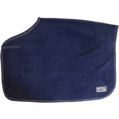 Afbeelding van Kentucky Horsewear Uitrijdeken Marine Heavy Fleece Vierkant Maat M
