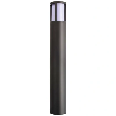 Afbeelding van Tuinpadverlichting Facado II, hoogte 65 cm, rond, donkergrijs/opaal