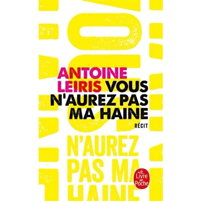 Image de Vous n&#039;aurez pas ma haine