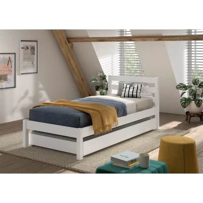 Afbeelding van Bed Pino 90 x 200 cm wit