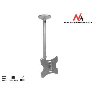 Image de Maclean mc 504a s montage au plafond ceiling mount lcd plasma tv 23 42 30 kg vesa 75x75, 100x100, 200x100, 200x200