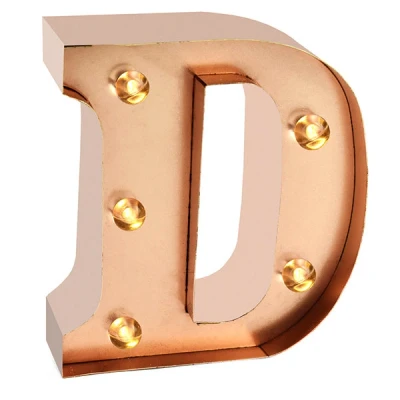Afbeelding van Nachtlampje lichtletter D Legami