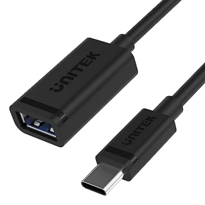 Afbeelding van Unitek KABELADAPTER USB C A M/F 10GBPS 60W 1M (1 m, 3.2 Gen 1), kabel