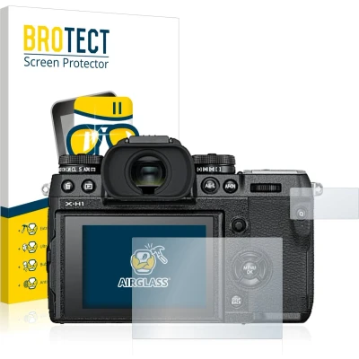 Afbeelding van BROTECT Screenprotector voor Fujifilm X H1 Folie Beschermfolie Beschermglas transparant