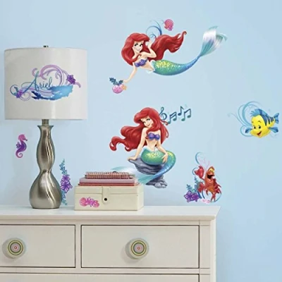 Afbeelding van RoomMates Disney Prinsessen The Little Mermaid Muurstickers Multi