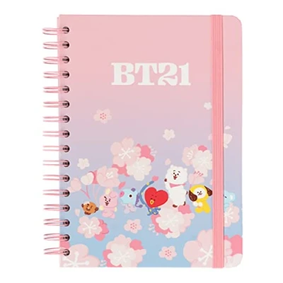 Image de Carnet A5 Bullet Journal BTS Couverture rigide Cherry Blossom